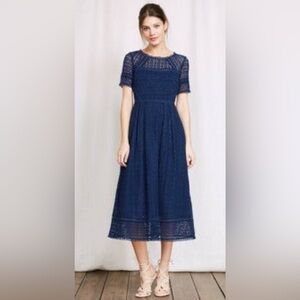 Boden | Dresses | Boden Adorable Navy Lace Dress Size 4r | Poshmark